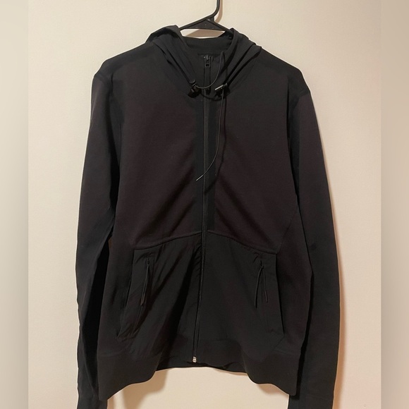 Isaora Taped Seam Hoodie Black on Black Men’s M - Picture 7 of 13